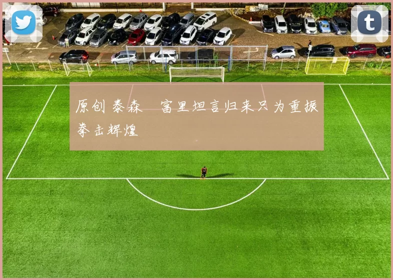 原创 泰森・富里坦言归来只为重振拳击辉煌